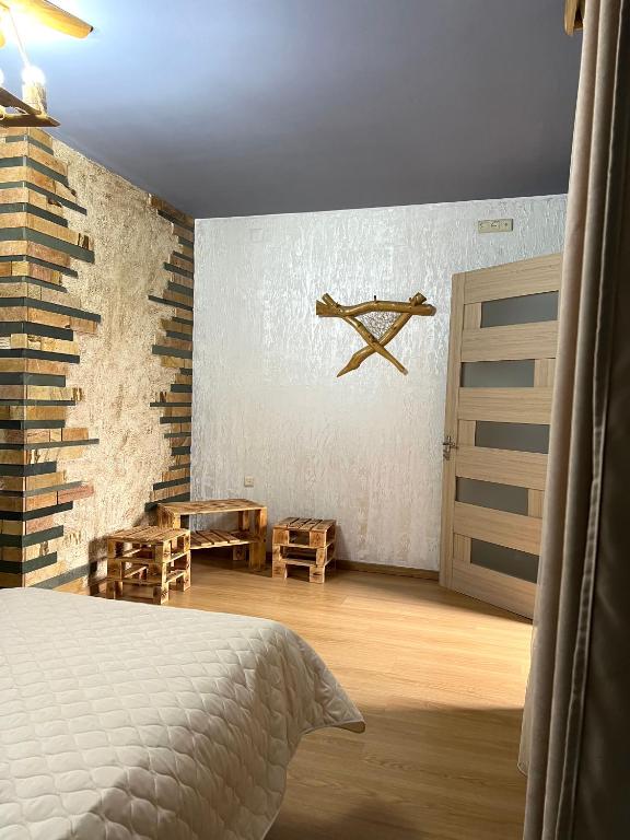 Postel nebo postele na pokoji v ubytování ARTSIV Guesthouse