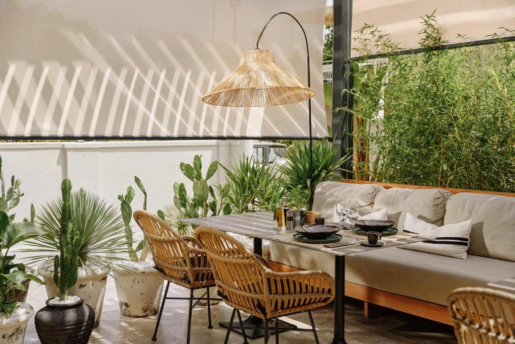 Posezení v ubytování Casa Manor Boutique Hotel