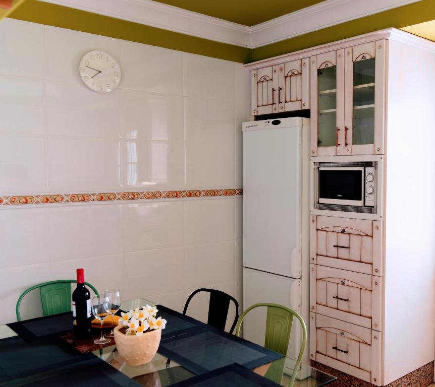 A kitchen or kitchenette at Casa Sagittarius Ocean view