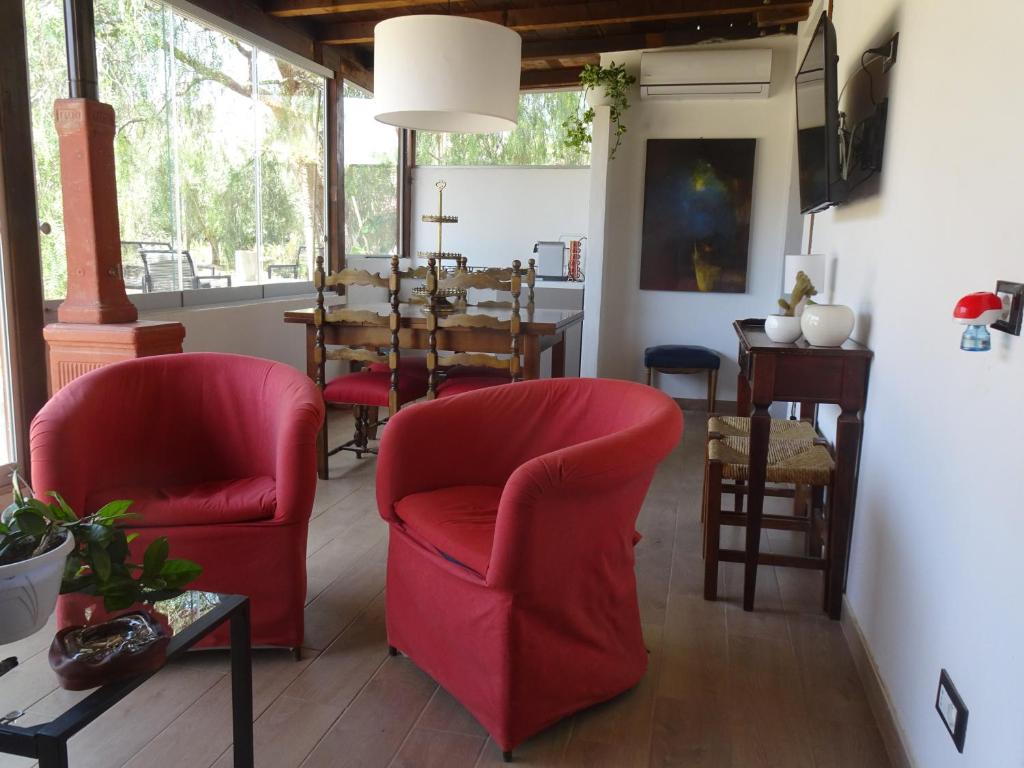 Posezení v ubytování B&B Villa San Marco