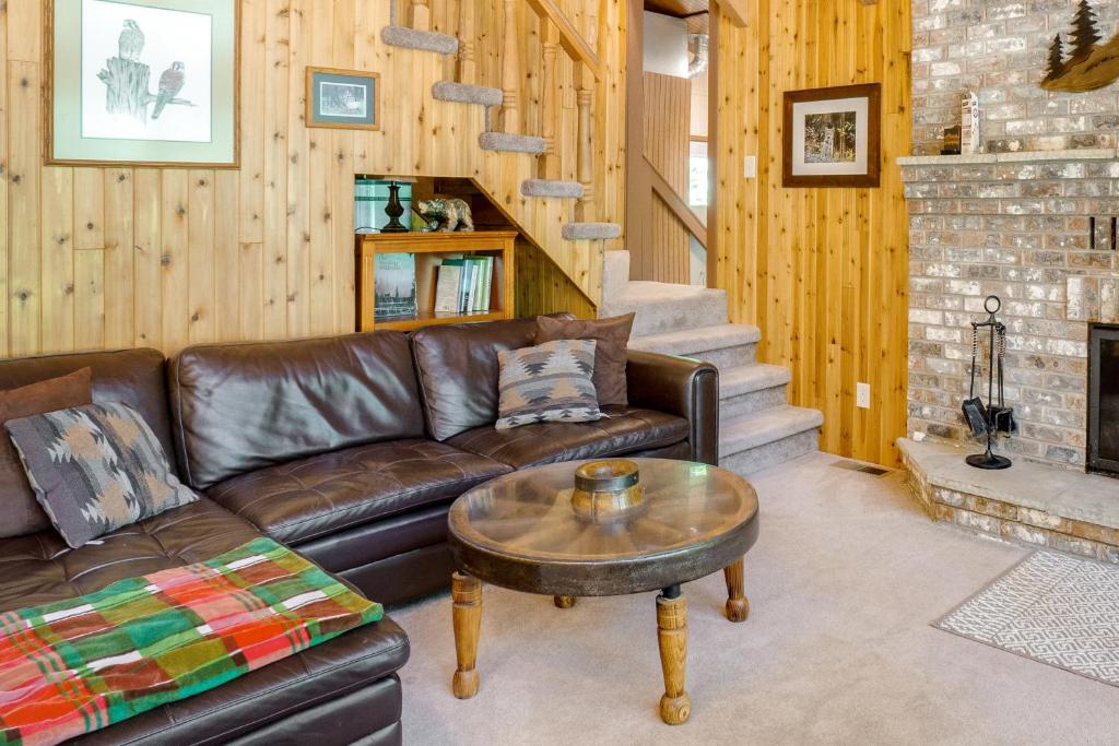 Posezení v ubytování Yakima River Cabin