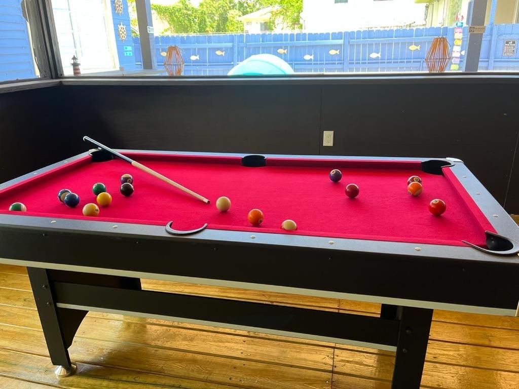 Biliár nebo kulečník v ubytování Blue Little Havana