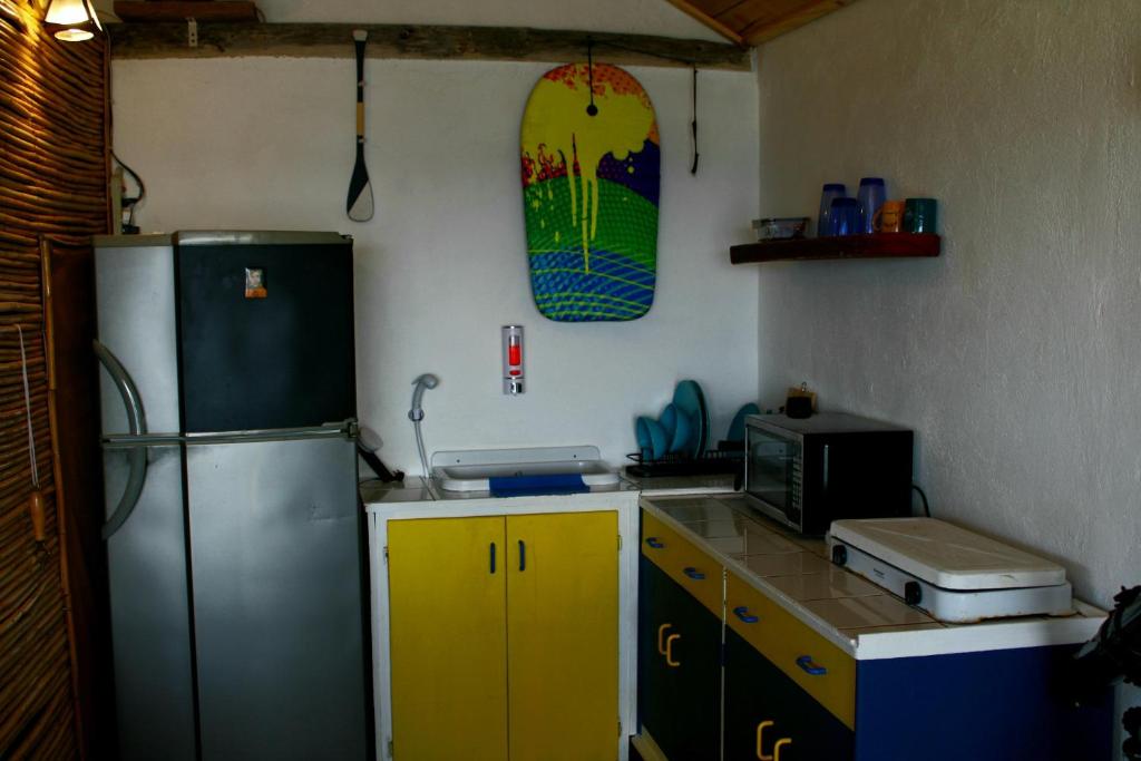 Kuchyň nebo kuchyňský kout v ubytování Villas El Bucanero