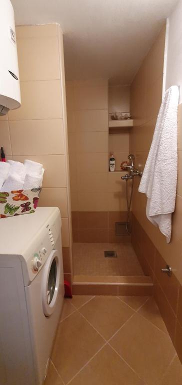 Koupelna v ubytování Apartman Karla