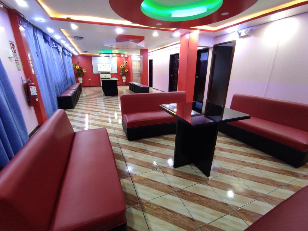 Posezení v ubytování HOTEL CARIBEAN REAL