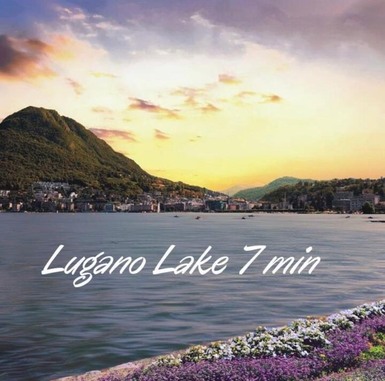 Violet Suite 5 Lugano City for 3 Guest -By EasyLife Swiss - Resim 37