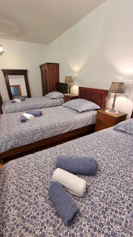 Postel nebo postele na pokoji v ubytování Villa Izvor Čabranke
