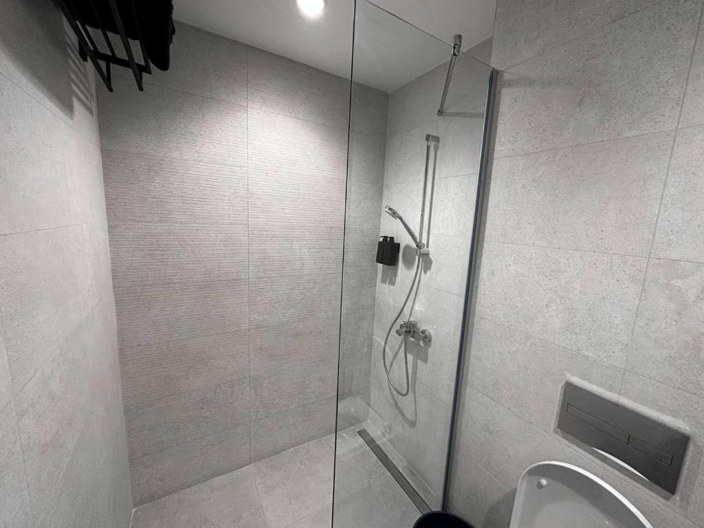 Koupelna v ubytování Beldorado Apartments - Belgrade Waterfront Royal Luxury Studio