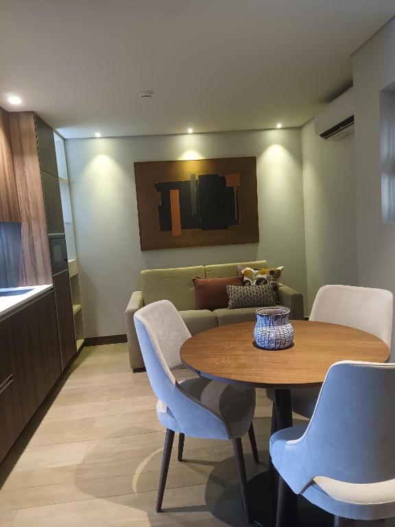 Posezení v ubytování BrandApartments