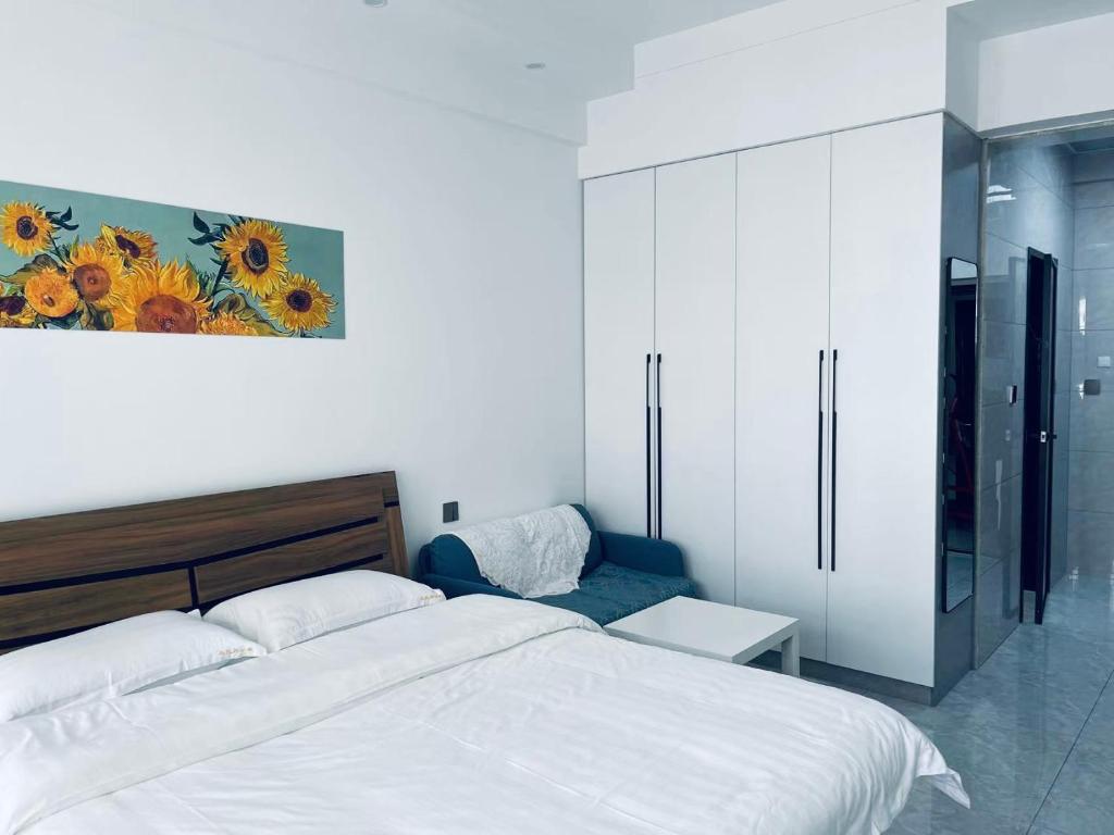 Letto o letti in una camera di Utopia Apartment