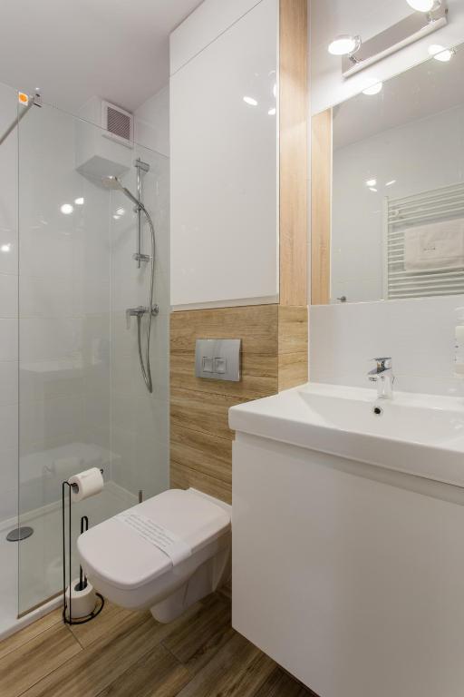 Kúpeľňa v ubytovaní K2 Apartamenty
