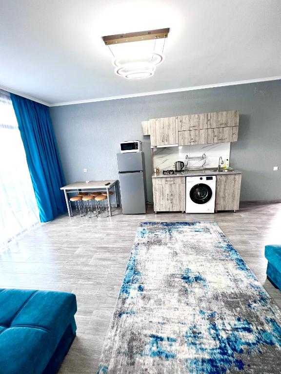 Kuchyň nebo kuchyňský kout v ubytování Apollo Plus Cottages