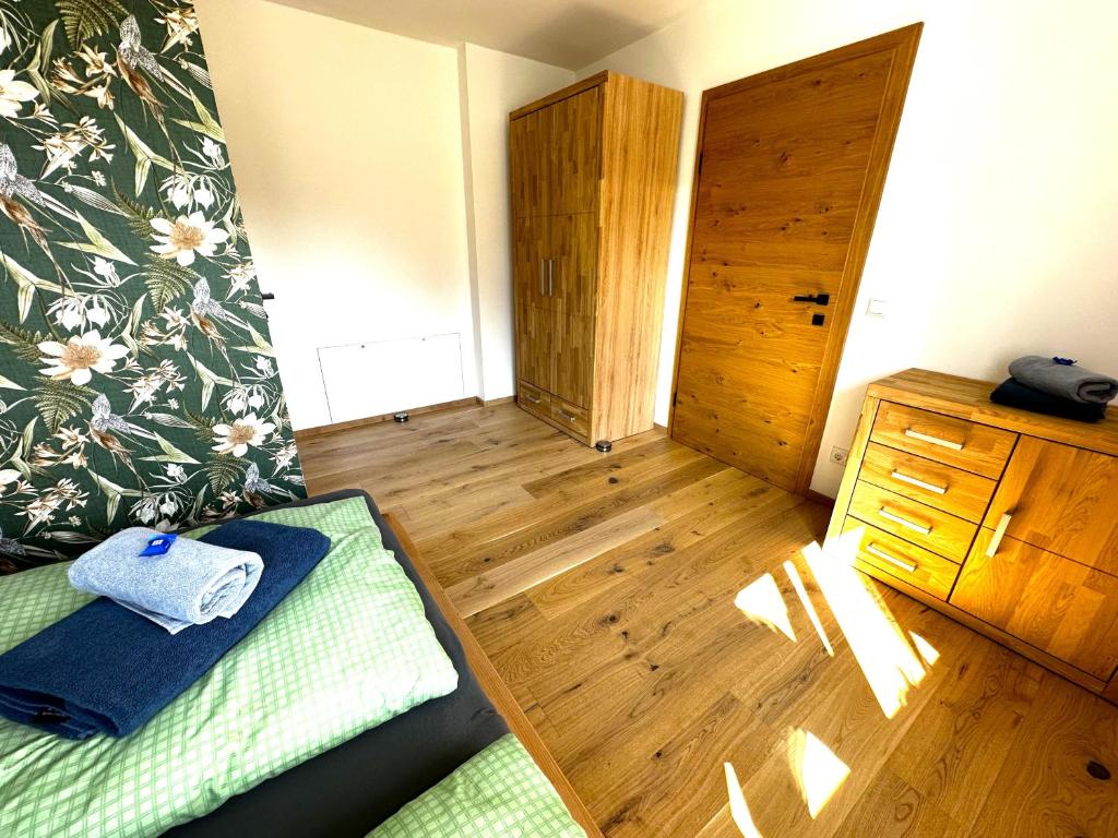 Postel nebo postele na pokoji v ubytování Appartement Bergmann
