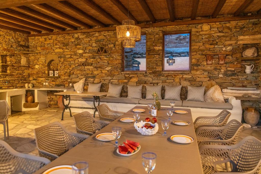 Posezení v ubytování ReGenesis Villas