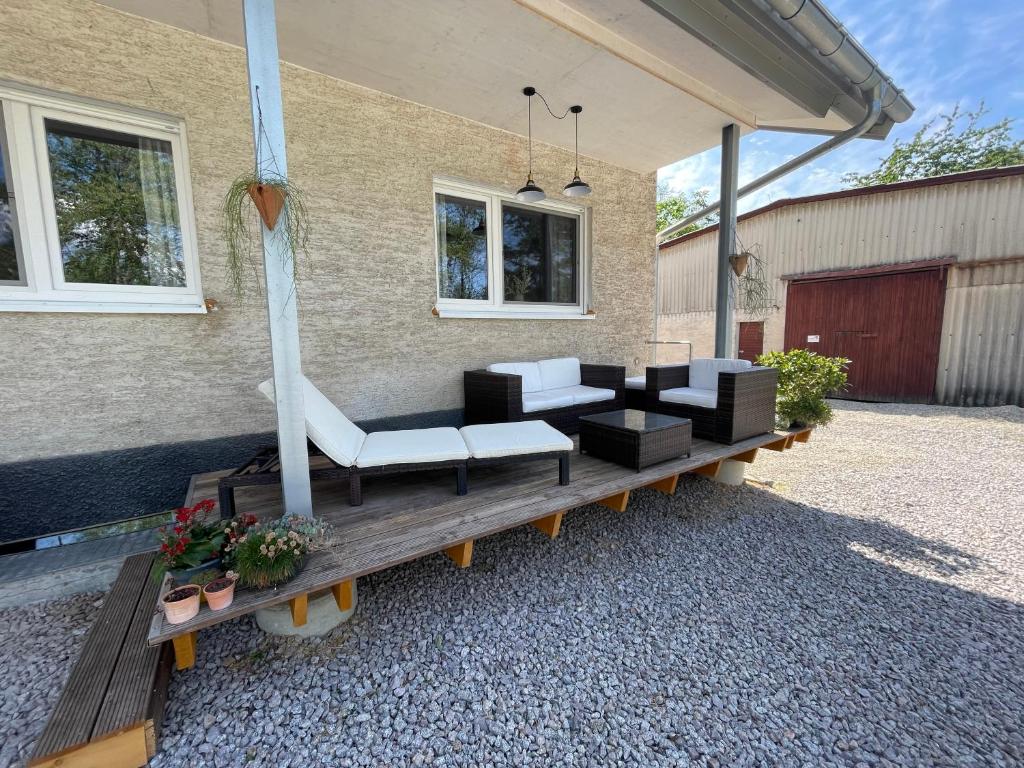Patio nebo venkovní prostory v ubytování s`Lähmes auf der Schwend