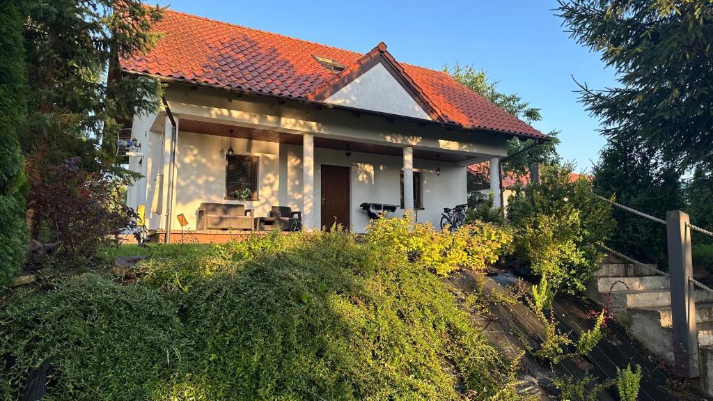 Vonkajšia záhrada v ubytovaní Mazurskie Siedlisko Langen