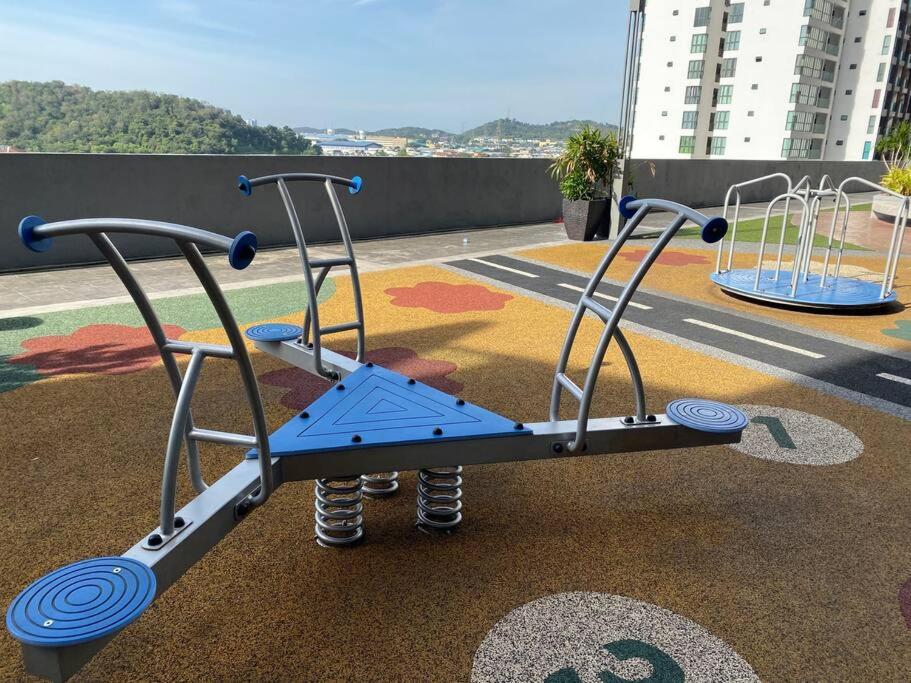 a playground on the roof of a building at Simfoni Tower 3R2B 8pax @C180@Chr Trader Square in Seri Kembangan