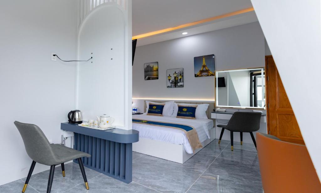 Posezení v ubytování SUNRISE Hotel Bạc Liêu