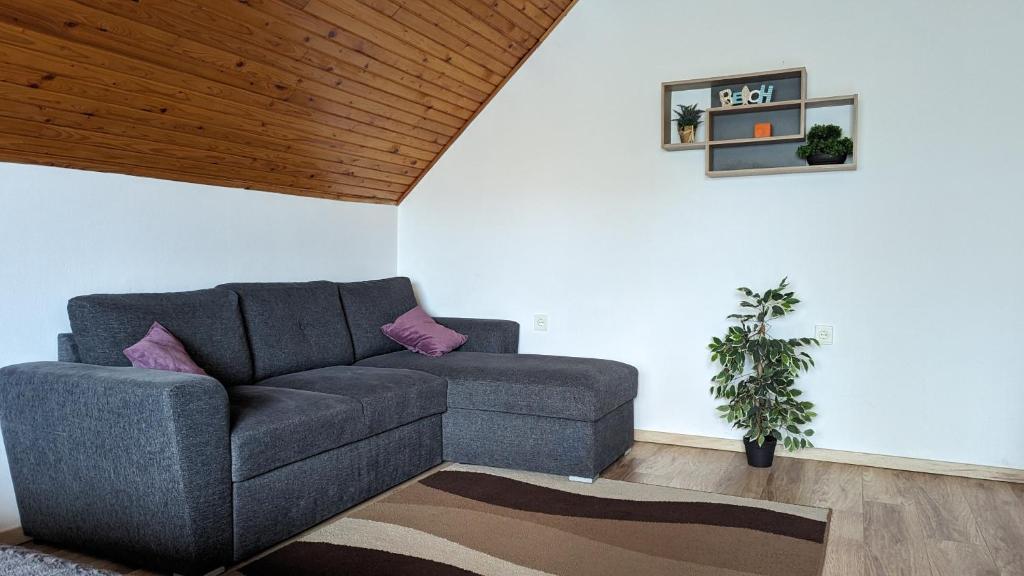 Posedenie v ubytovaní Virágos Apartman Balatonszemes