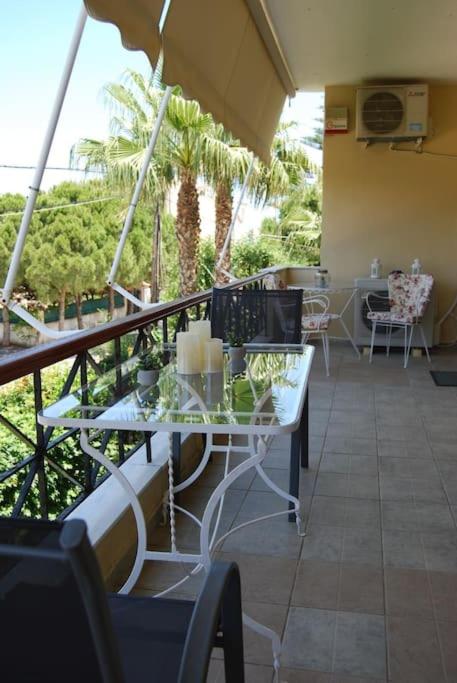 Balkón nebo terasa v ubytování Luna Apartment, Rafina