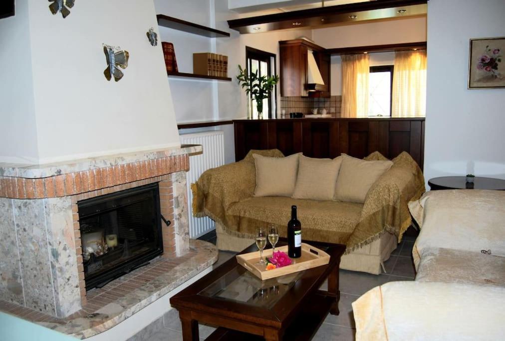 Posezení v ubytování Luna Apartment, Rafina