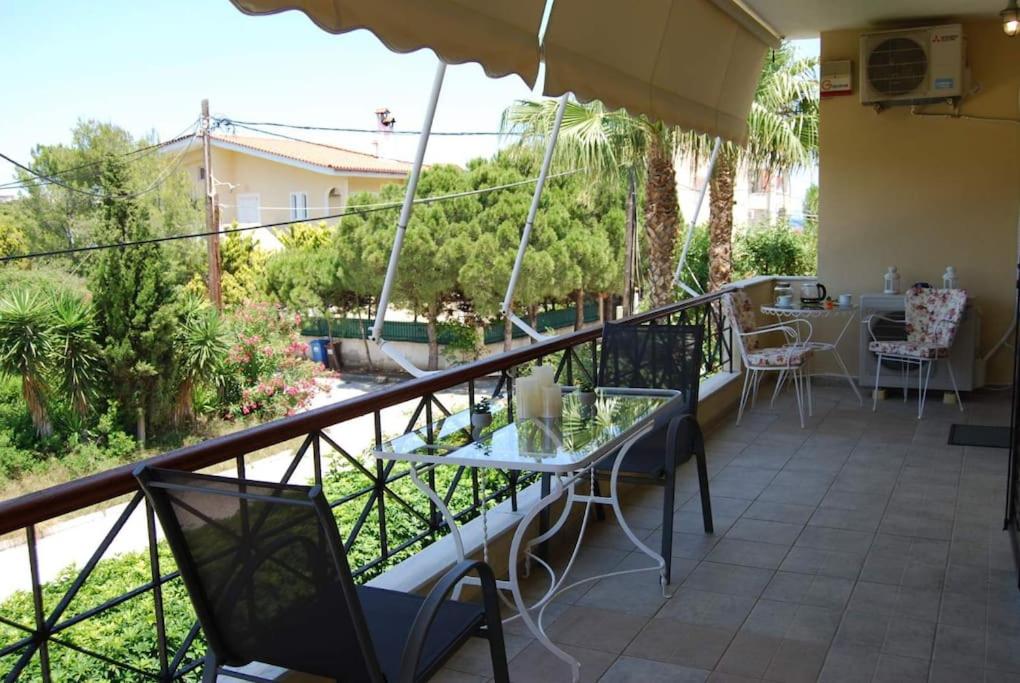 Balkón nebo terasa v ubytování Luna Apartment, Rafina