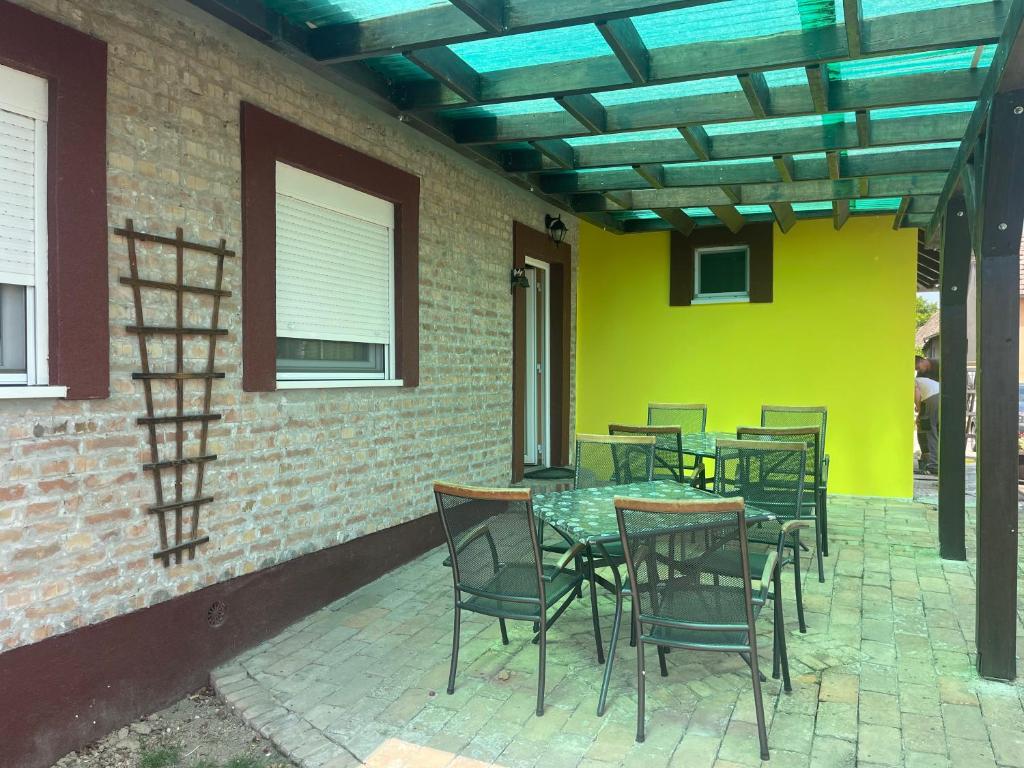 Patio nebo venkovní prostory v ubytování Vila Sunce Morovic