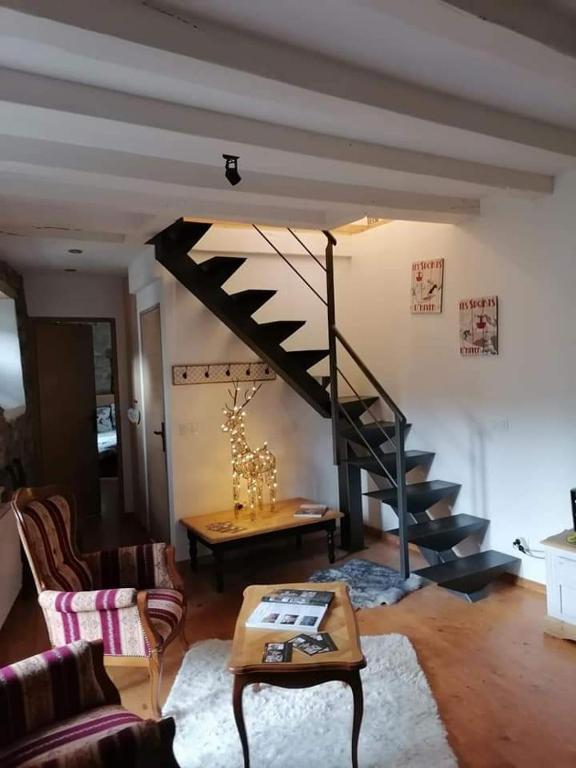 Posezení v ubytování La Petite Chapelle