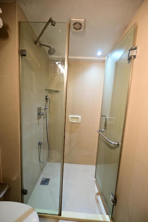 Koupelna v ubytování Hotel Sai Inn
