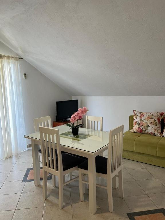TV a/nebo společenská místnost v ubytování Apartmani Bekonja