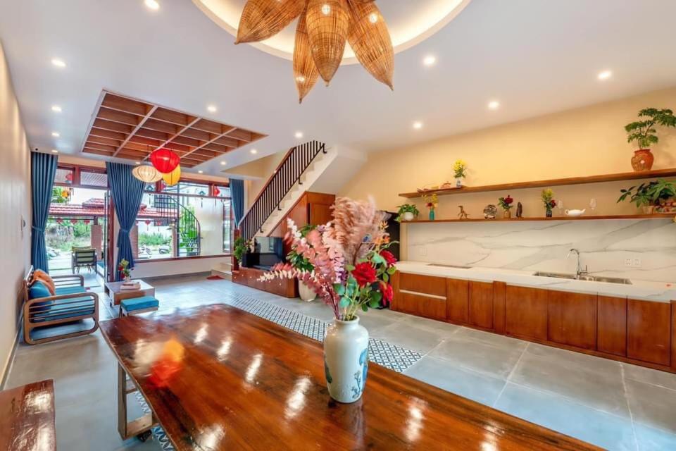 Posezení v ubytování AN BANG CHIC VILLA