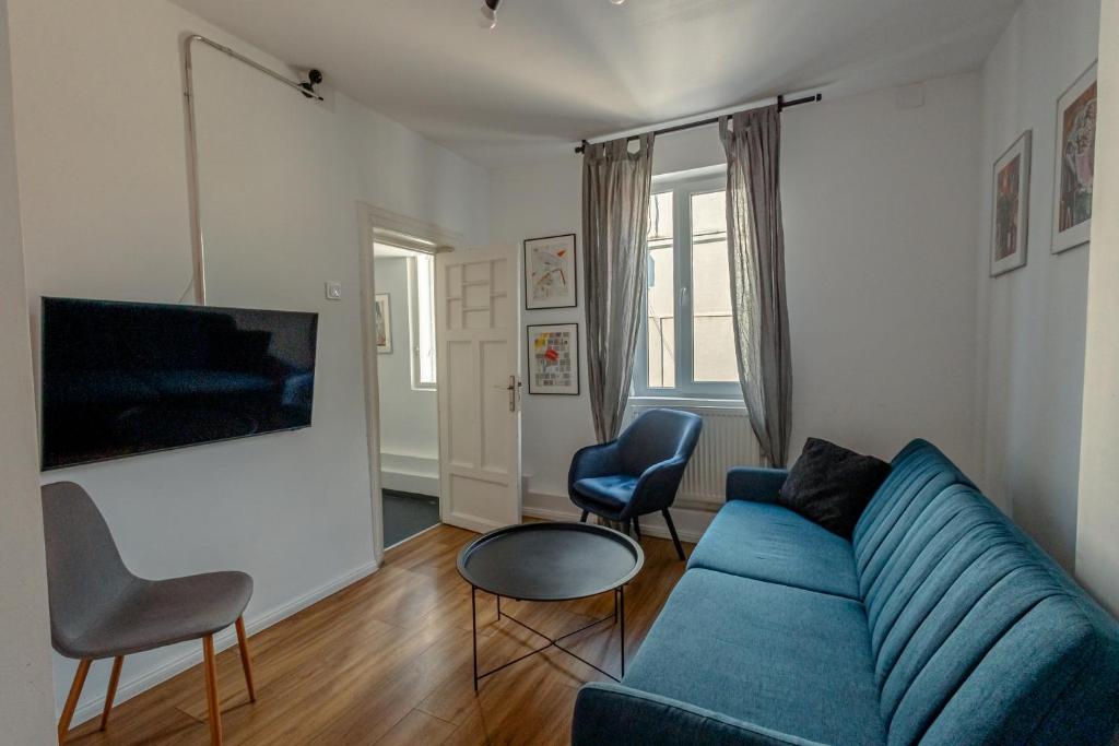 TV a/nebo společenská místnost v ubytování First Hostel