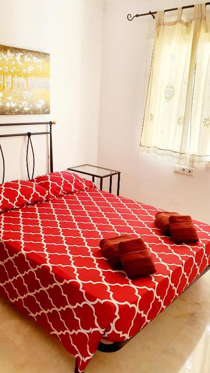 Posteľ alebo postele v izbe v ubytovaní Benalmarina Sea View Apartments