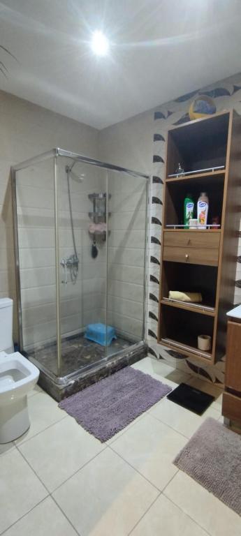 Koupelna v ubytování Chambre haut standing