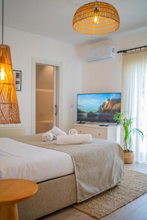 Postel nebo postele na pokoji v ubytování Terra House Sapanca