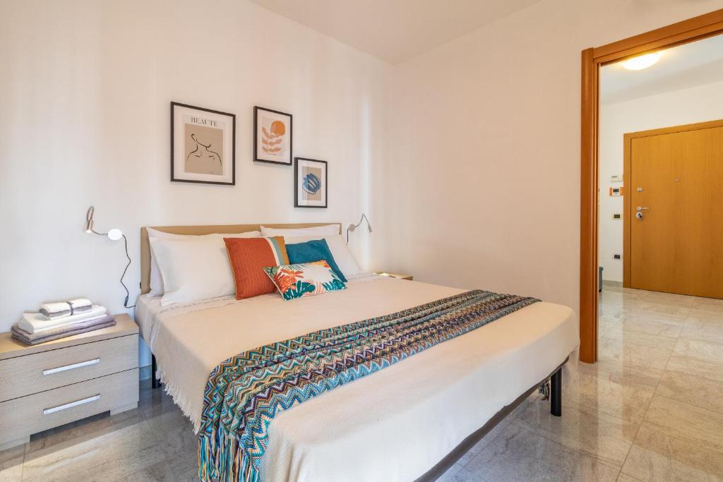 Postel nebo postele na pokoji v ubytování Virna Casa Vacanze