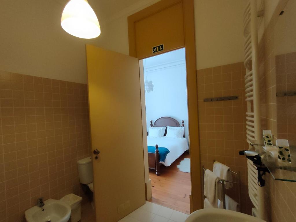 Koupelna v ubytování A Vianesa - Guest House