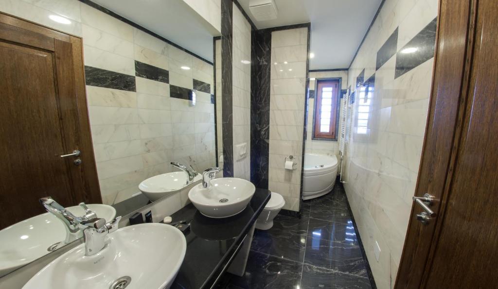 Koupelna v ubytování Hotel Mostar