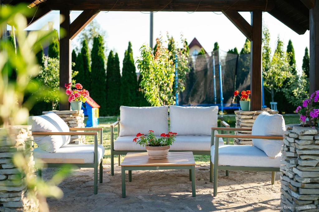 Zahrada ubytování Casa Dora