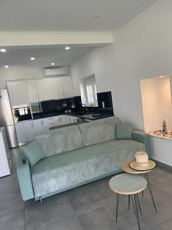 Kuchyň nebo kuchyňský kout v ubytování Seafront Apartment