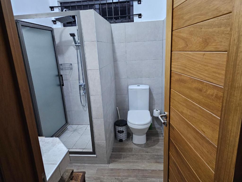 Koupelna v ubytování Villa Trochetia