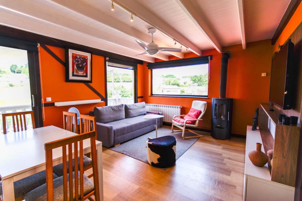 Posezení v ubytování Cantabria Collection - Precioso apartamento con jardín