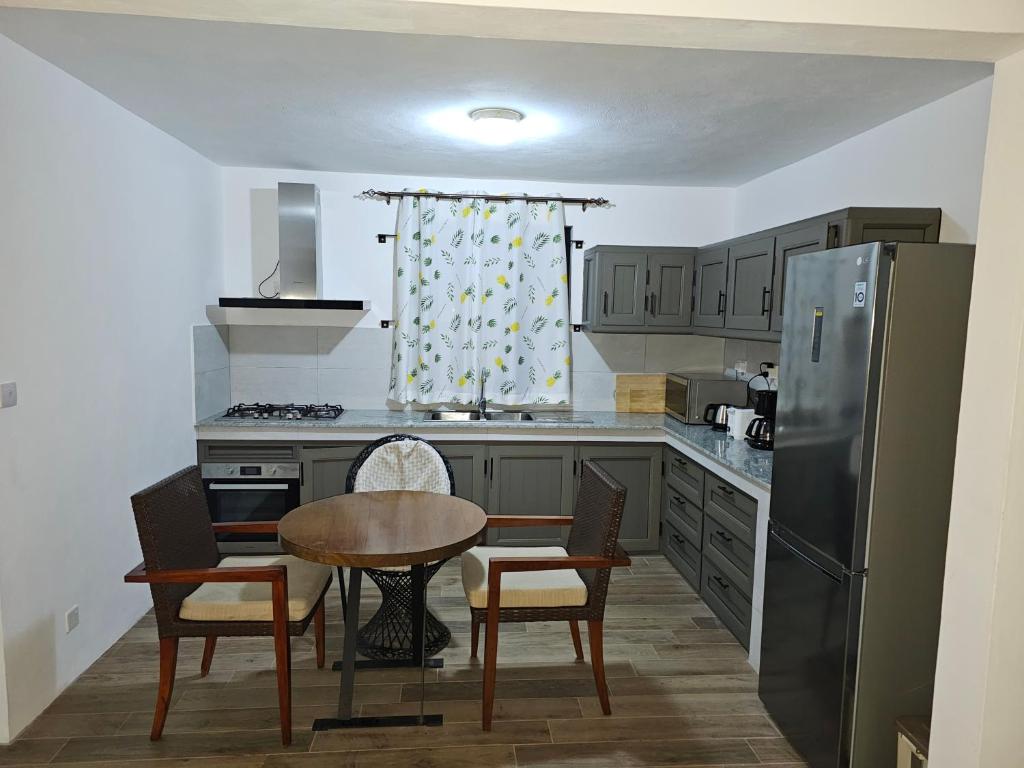 Kuchyň nebo kuchyňský kout v ubytování Villa Trochetia