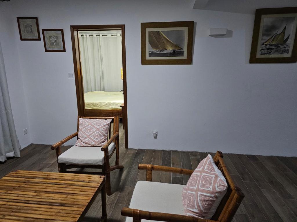 Posezení v ubytování Villa Trochetia