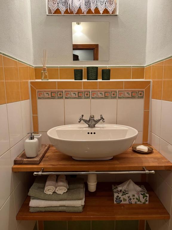 Koupelna v ubytování Apartmán Z.E.M.