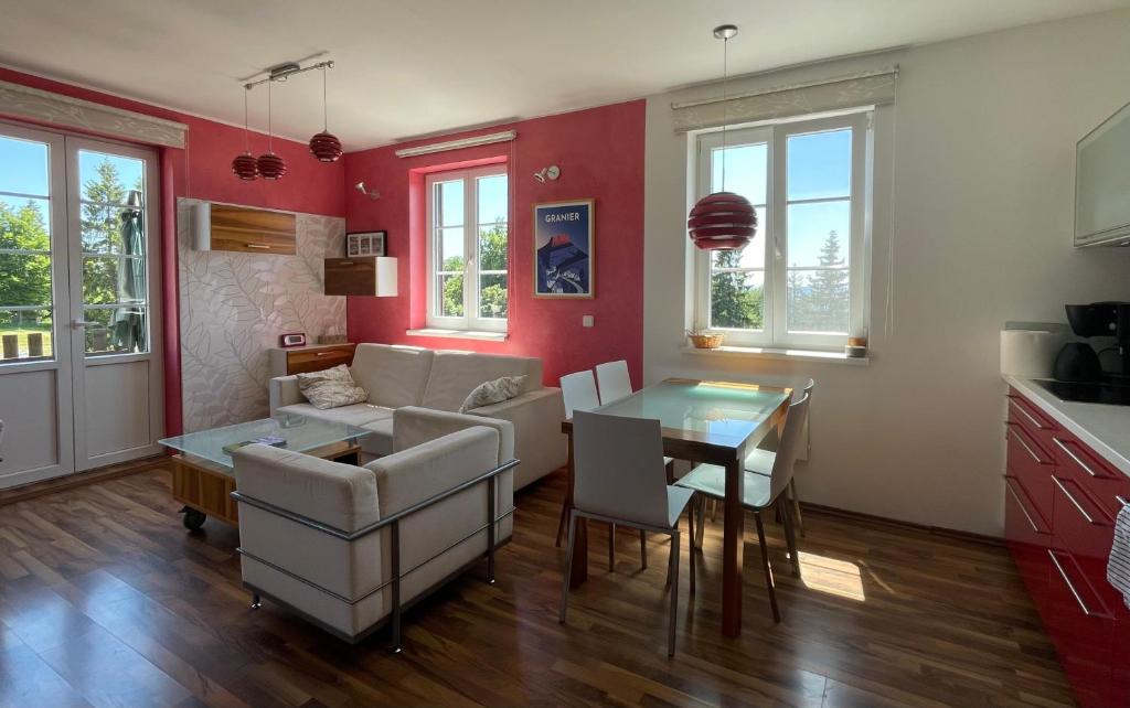 Posezení v ubytování Apartman v Beskydech