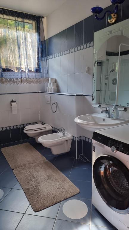 Koupelna v ubytování Villa Izvor Čabranke