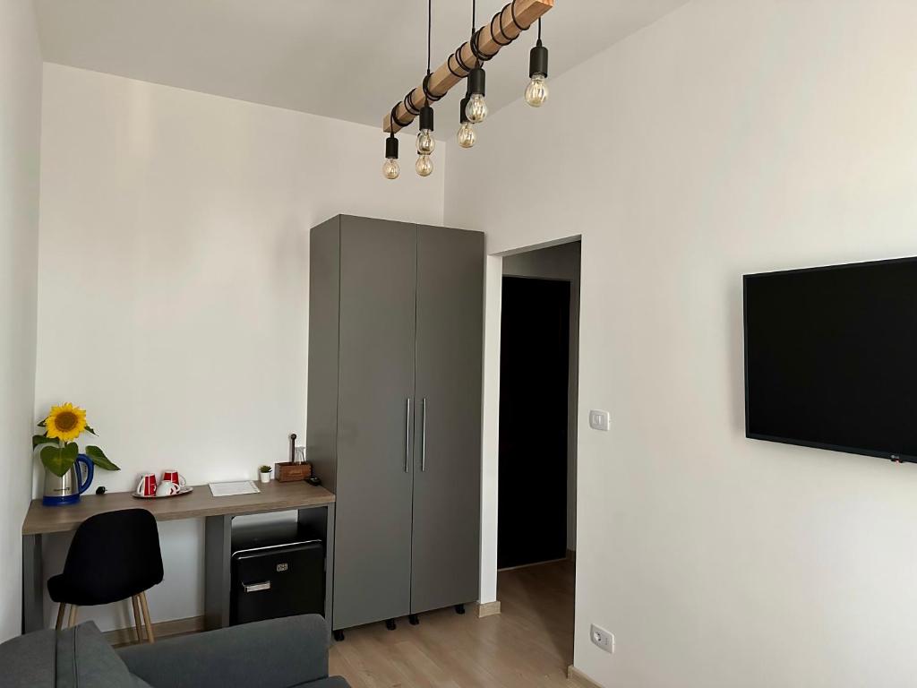 Kuchyň nebo kuchyňský kout v ubytování Escape Pensiune