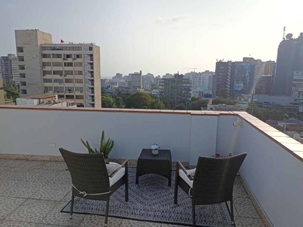 Balkón nebo terasa v ubytování Miraflores View