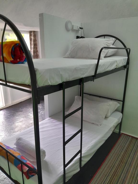 Postel nebo postele na pokoji v ubytování Camp Taveuni